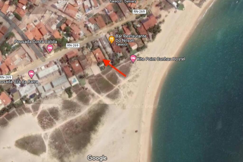 Beautiful House By The Sea In Barra Do Cunhau Villa Luaran gambar